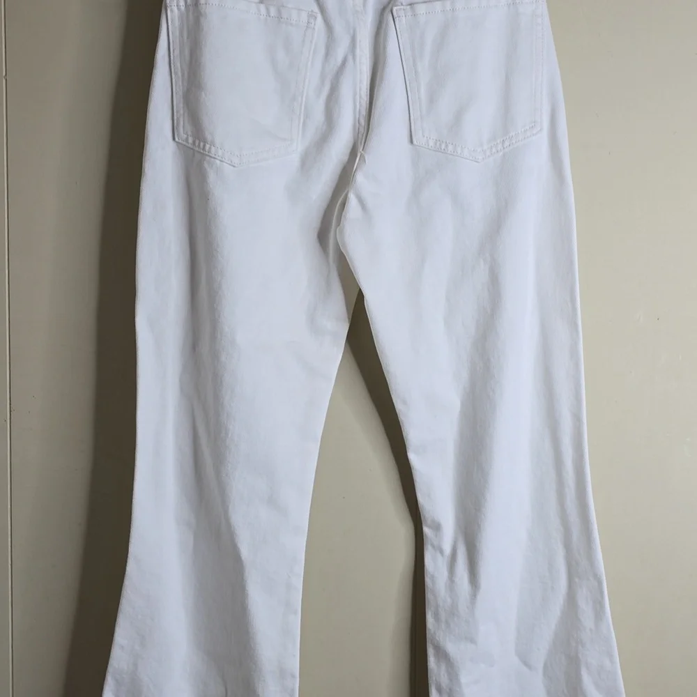 Gianni Bini X Nastia Liukin Anna Denim Straight Leg Feather Detail Jeans 25w - Picture 11 of 12
